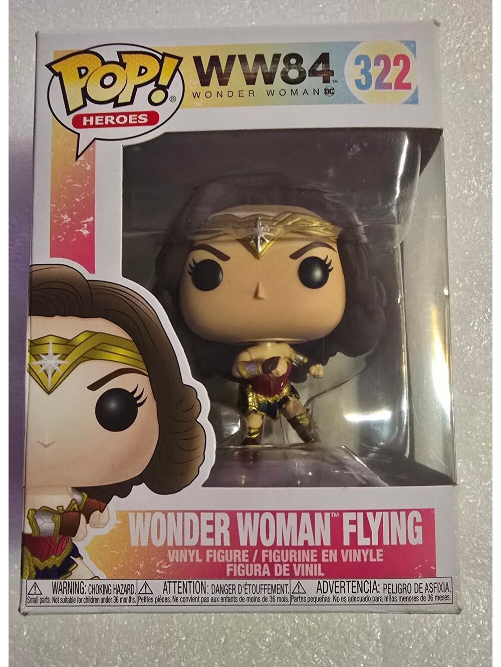 Funko Pop Hereos WW84 322 Wonder Women Flying Vaulted